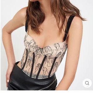 Tops for Days Venus Mesh Corset